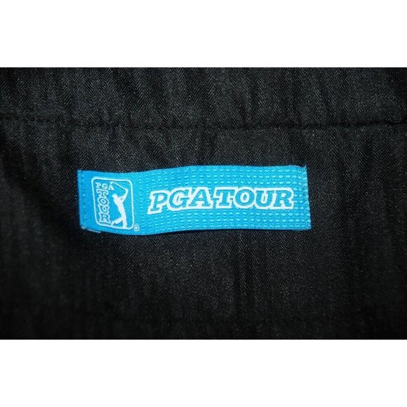 PGA Tour Men's Black Golf Shorts Size 40 Pockets Pleated Front Classic Look - Picture 4 of 4